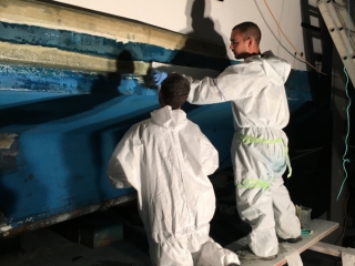 Pearler - Mattias & Beau fibreglass repairs Pearler - Mattias & Beau fibreglass repairs