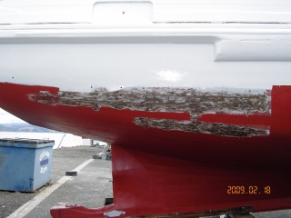 Refastening planking Refastening planking