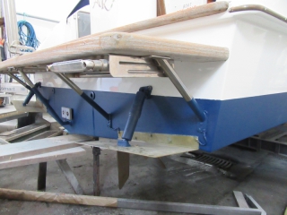 Rot repair starboard aft corner finished Rot repair starboard aft corner finished